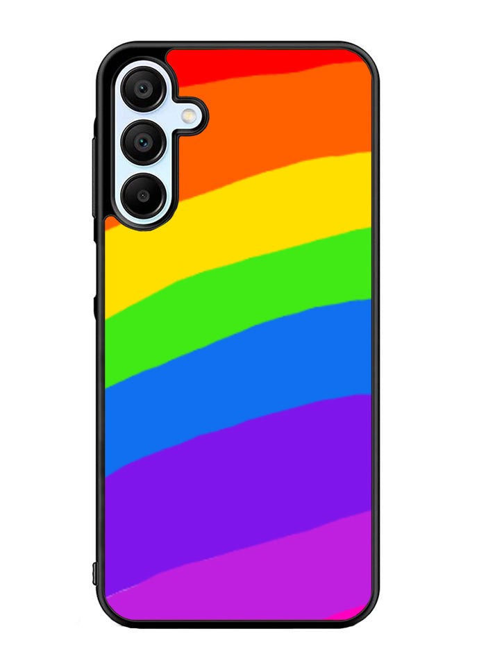 Rainbow Round Samsung Galaxy A35 5G Case OV8575