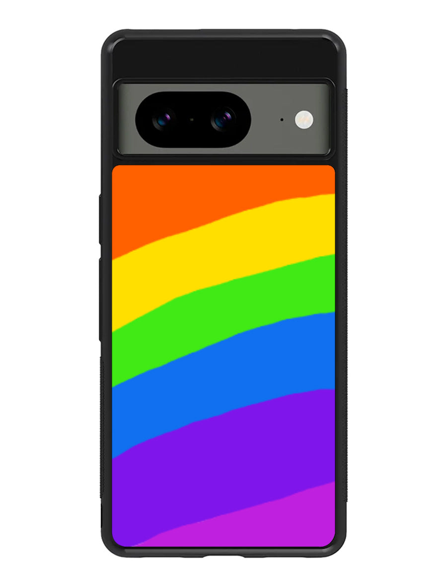 Rainbow Round Google Pixel 8A Case QC8575