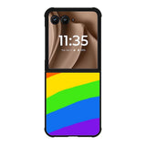 Rainbow Round Motorola Moto RAZR Plus 2025 Case OV8575