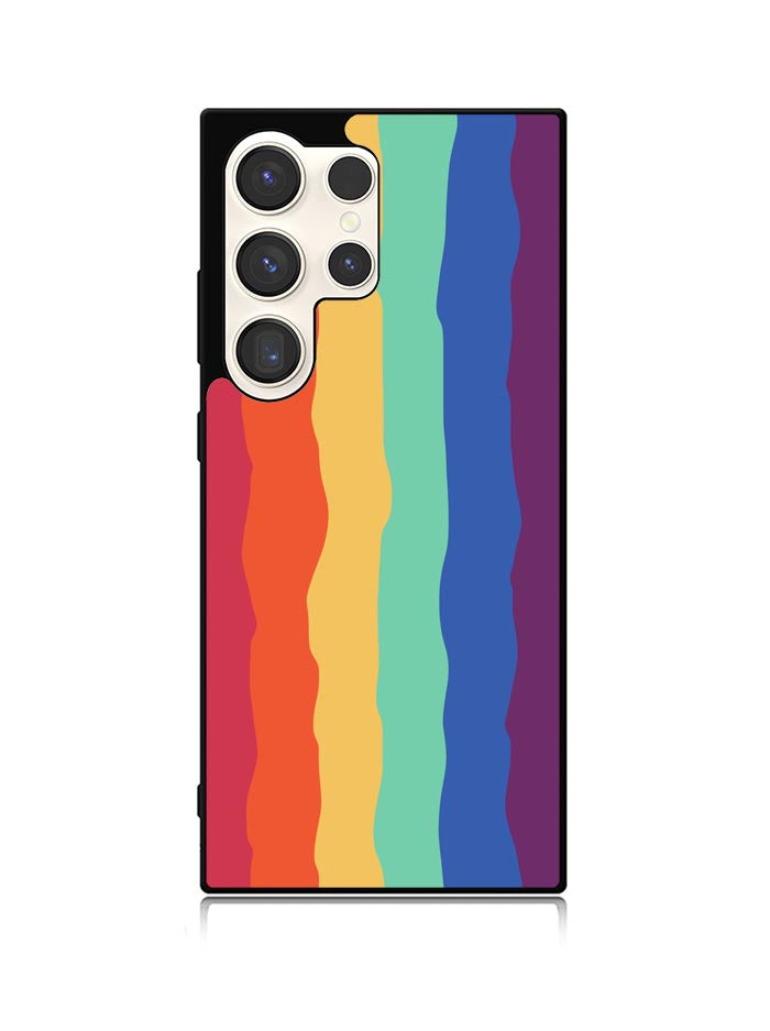 Pride Rainbow Stripes Samsung Galaxy S24 Ultra 5G Case