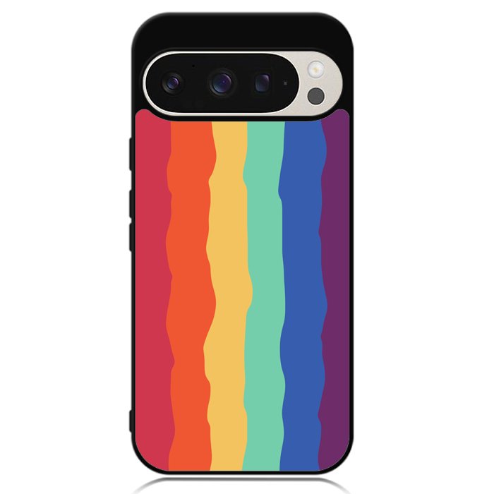 Pride Rainbow Stripes Google Pixel 9 Pro XL Case