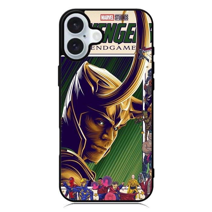 Loki End Game iPhone 16 Case QC8612