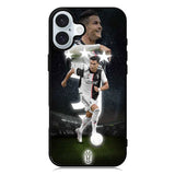 Star of Juventus Ronaldo iPhone 16 Plus Case QC8616