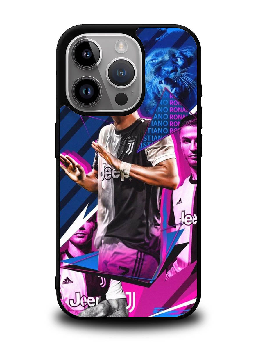 Ronaldo Tiger of Juventus iPhone 14 Pro Max Case QC8620