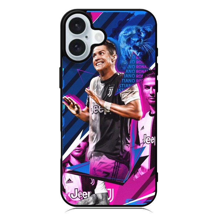Ronaldo Tiger of Juventus iPhone 16 Plus Case QC8620