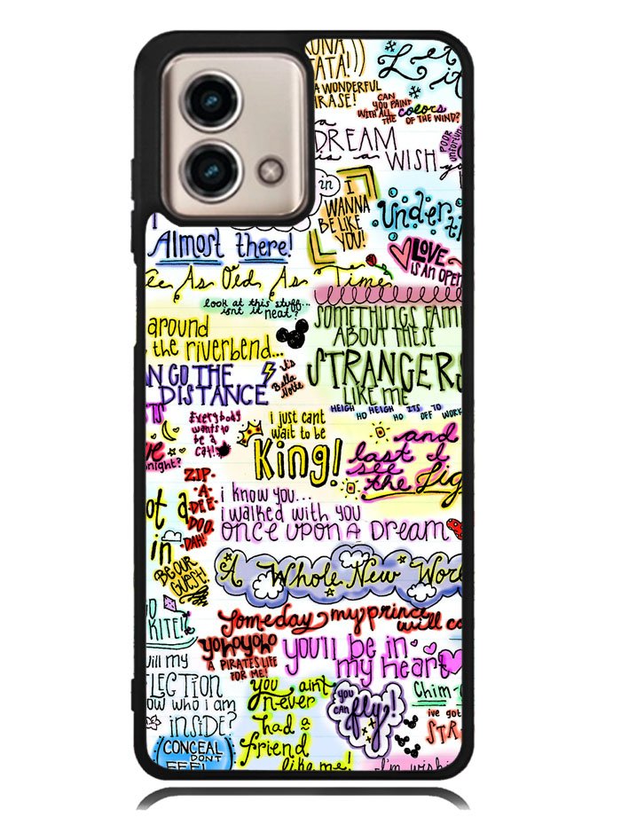 Disney Song Lyrics Motorola Moto G Stylus 5G 2023 Case OV4702