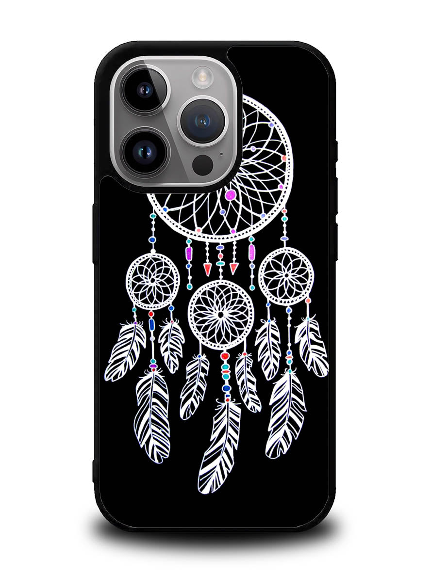 Black Dream Catcher iPhone 14 Pro Case QC4163