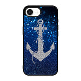 Blue Glitters Anchor iPhone 17e Case OV4188