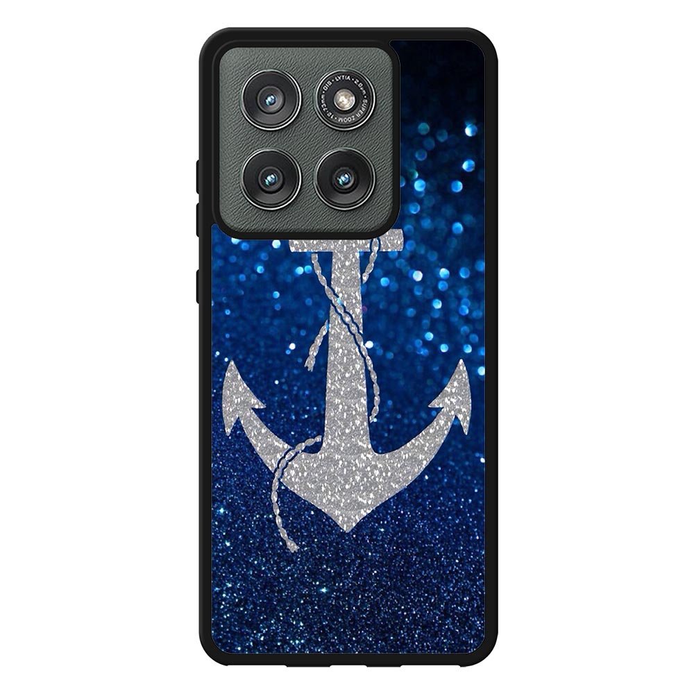 Blue Glitters Anchor Motorola Moto Edge 2025 Case QC4188