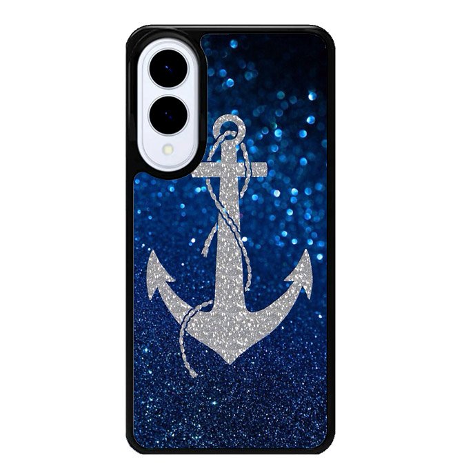 Blue Glitters Anchor Samsung Galaxy S25 Edge 5G Case OV4188