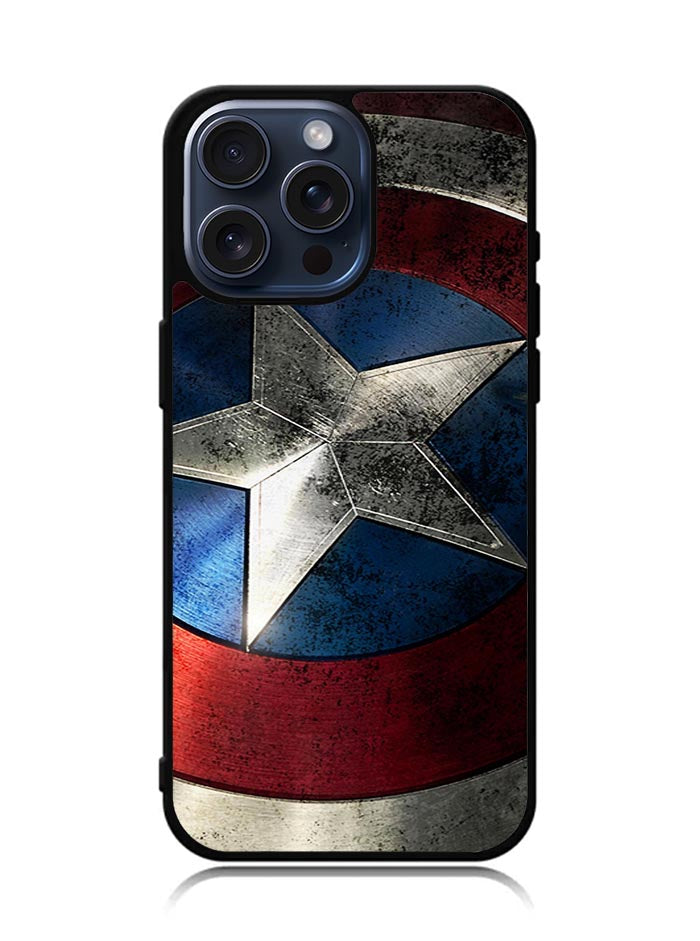 Captain America Shield Snap iPhone 15 Pro Max Case