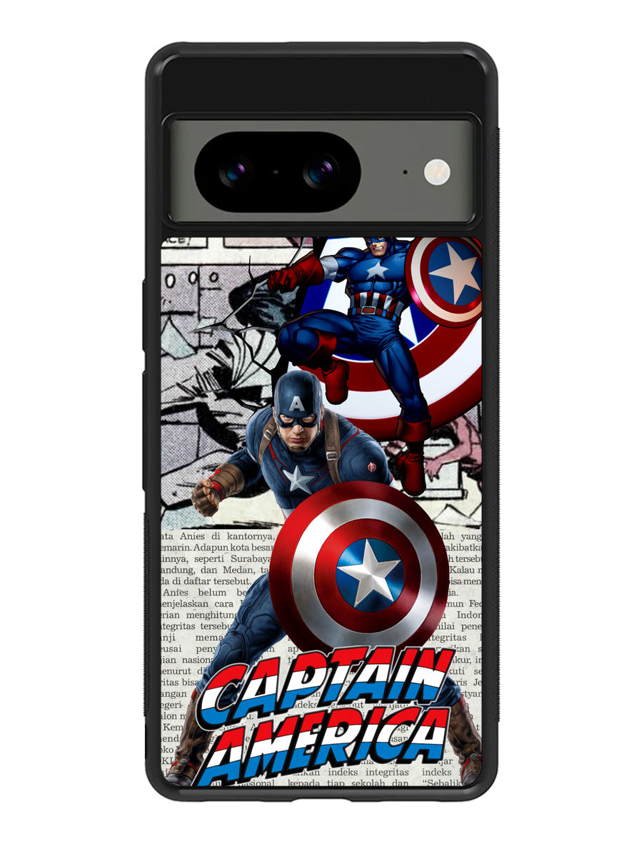 Captain America Marvel DC Comics Google Pixel 8A Case QC4377