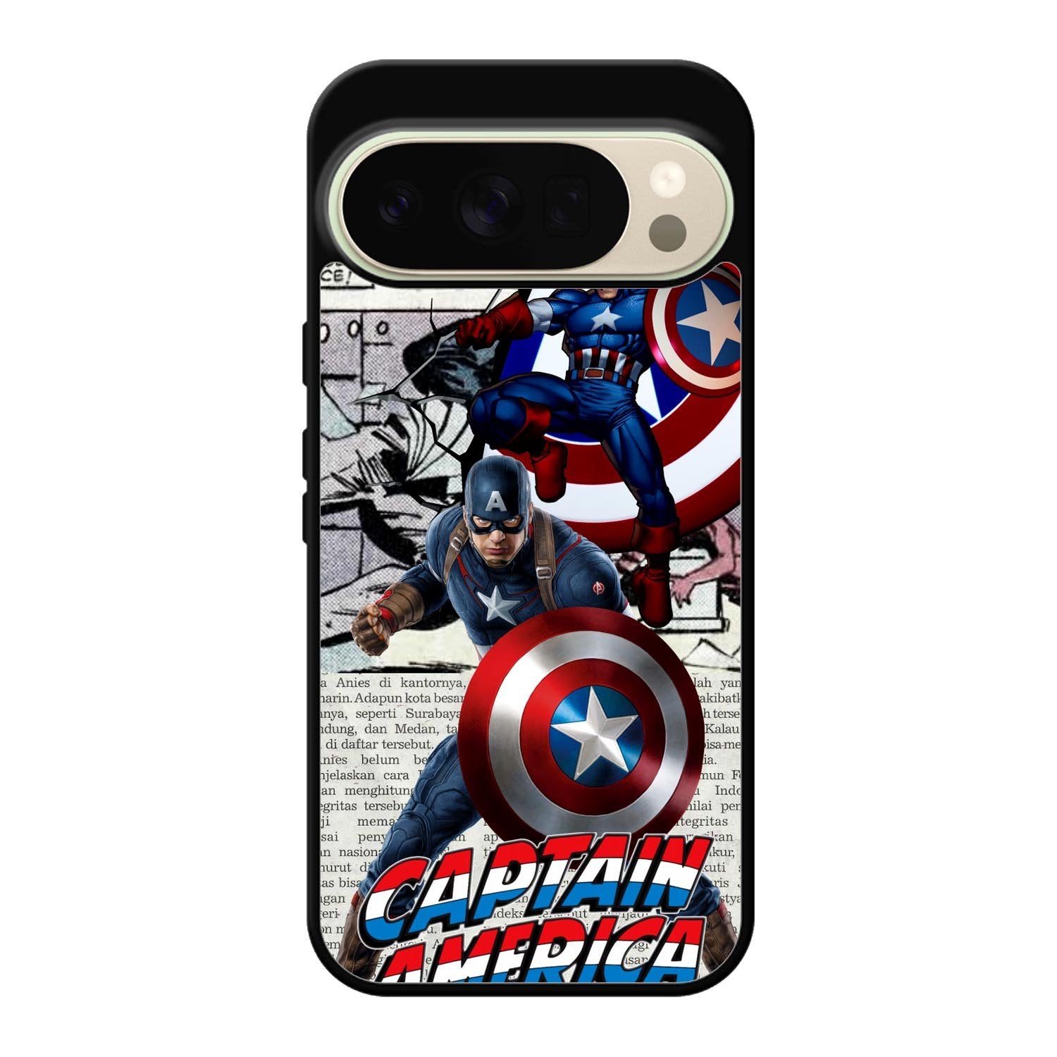Captain America Marvel DC Comics Google Pixel 10 Pro XL Case QC4377