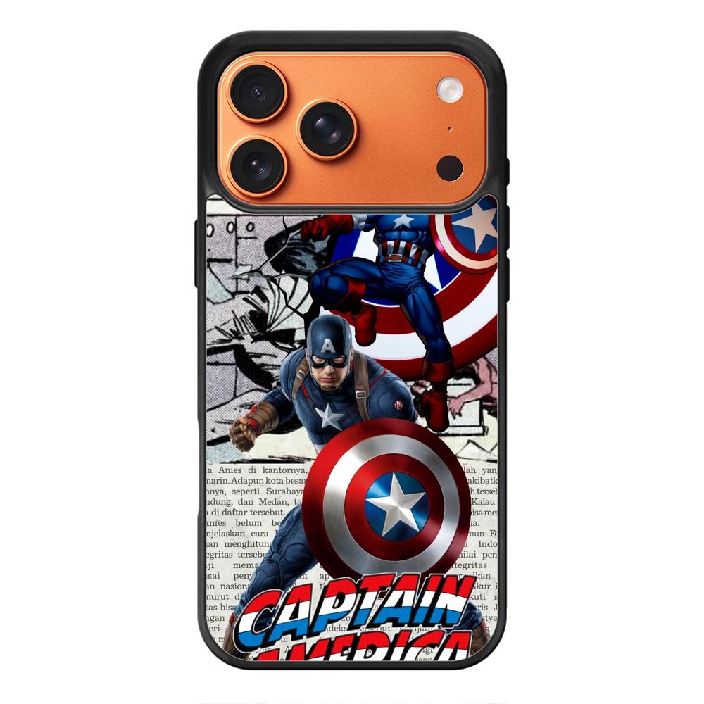 Captain America Marvel DC Comics iPhone 17 Pro Case QC4377