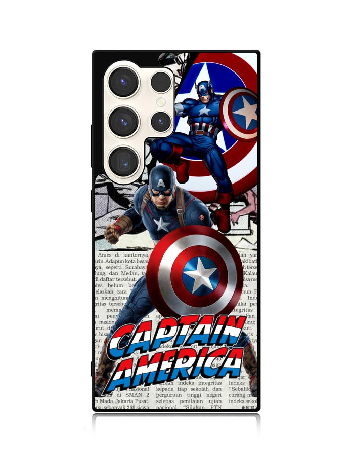 Captain America Marvel DC Comics Samsung Galaxy S25 Ultra 5G Case QC4377