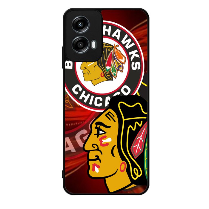 Chicago Blackhawks Logo Motorola Moto G Play 2024 Case OV4462