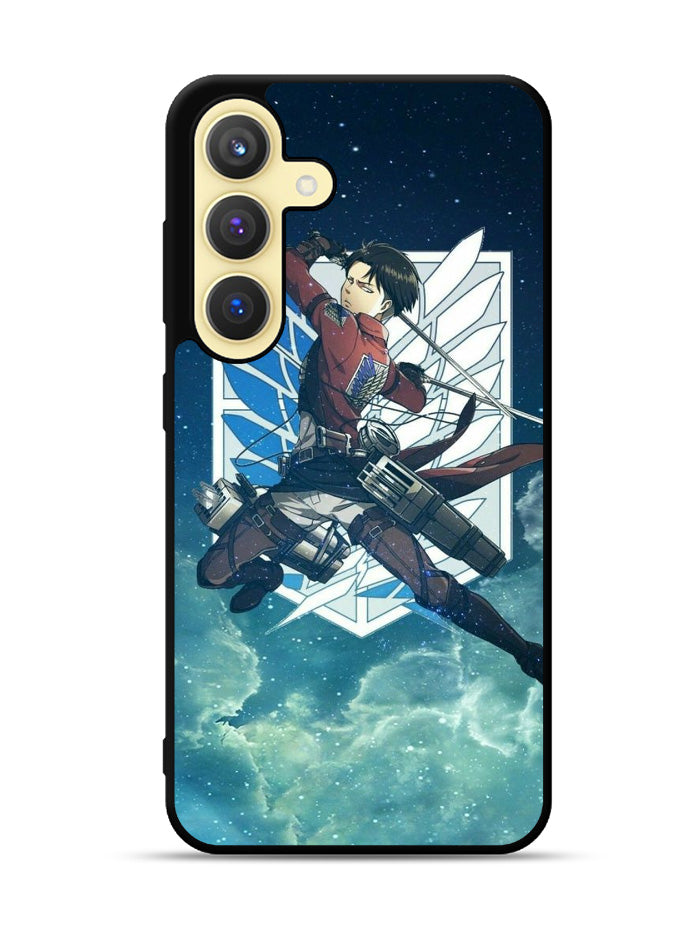 Levi Ackerman Attack on Samsung Galaxy S24 Plus 5G , Samsung Galaxy S24+ 5G Case OV3505
