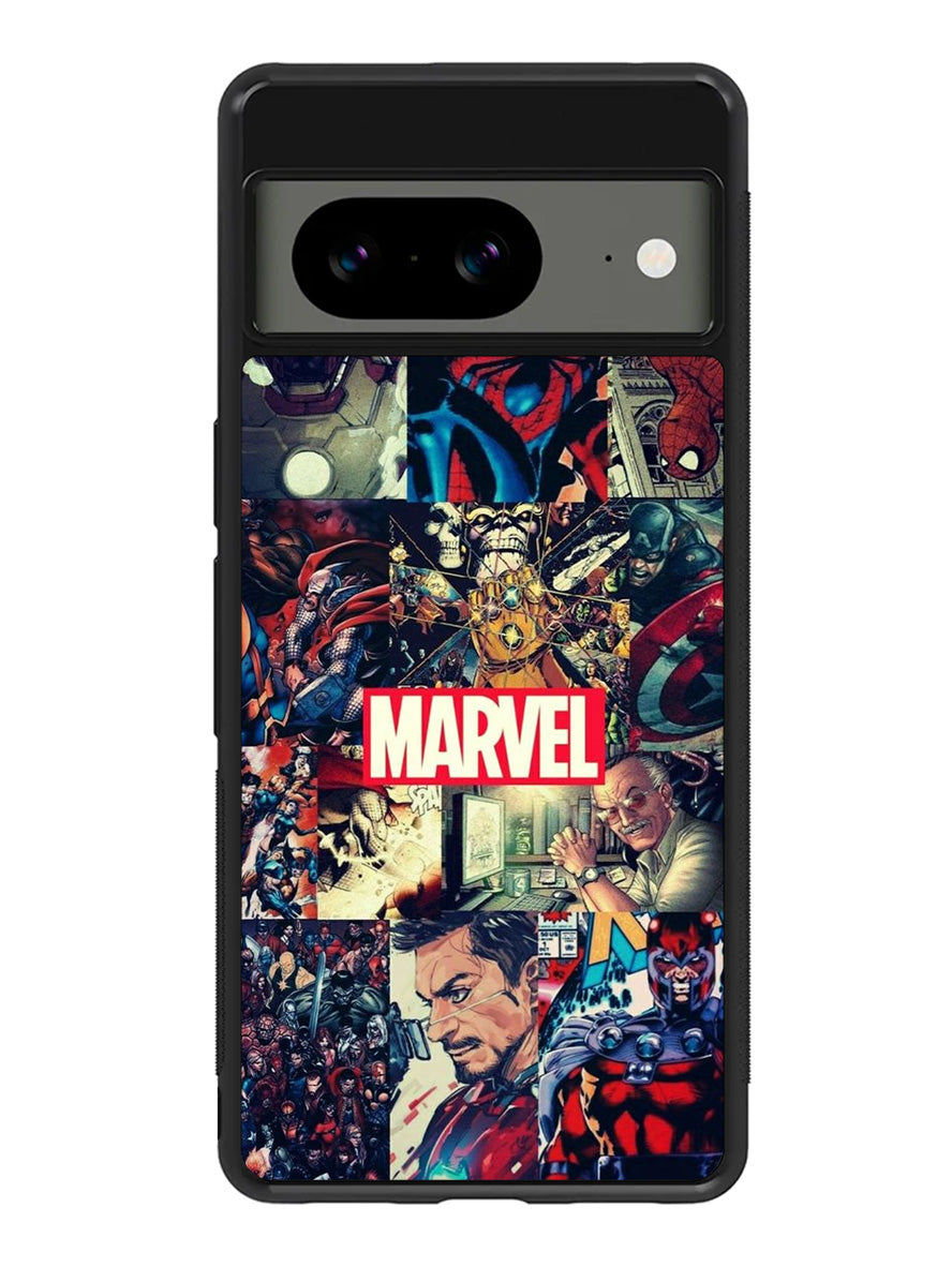 Marvel Comic Heroes Google Pixel 8A Case QC3351