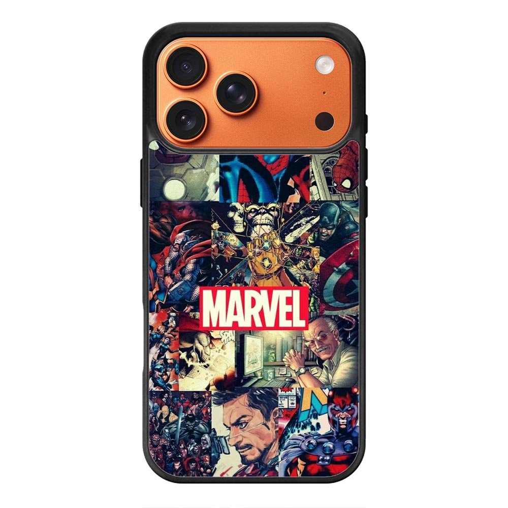 Marvel Comic Heroes iPhone 17 Pro Max Case QC3351