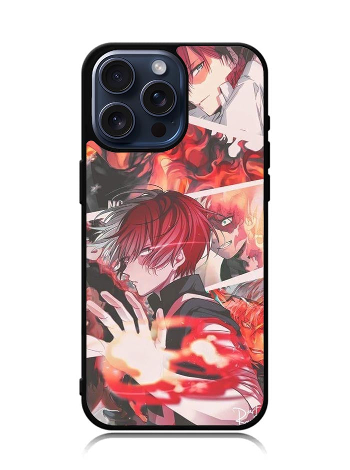 Shoto Todoroki BNHA iPhone 15 Pro Case OV2559