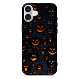Scary Halloween Pumpkin Masks iPhone 16 Case QC2654