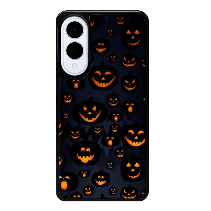 Scary Halloween Pumpkin Masks Samsung Galaxy S25 Edge 5G Case OV2654