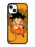 Son Goku and the Dragon Ball iPhone 15 Plus Case OV2545