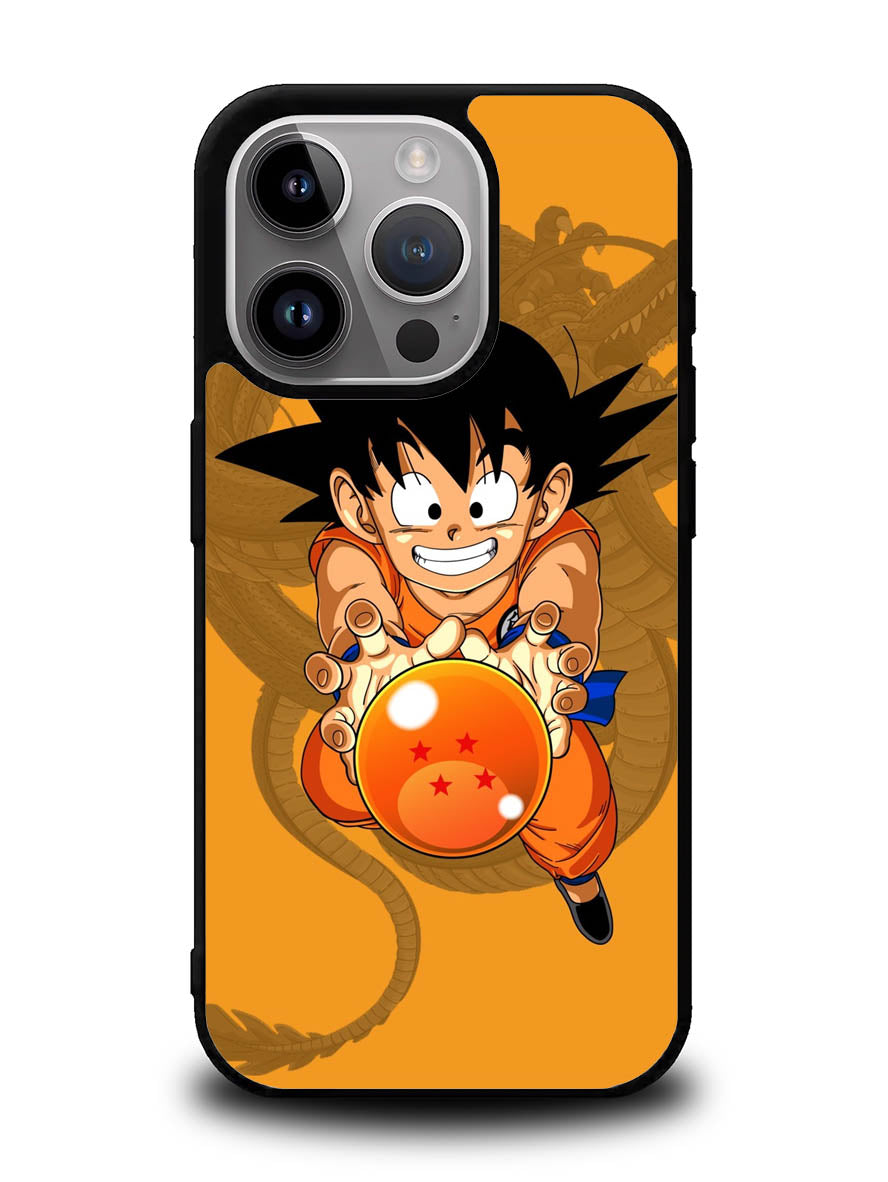 Son Goku and the Dragon Ball iPhone 15 Pro Max Case OV2545