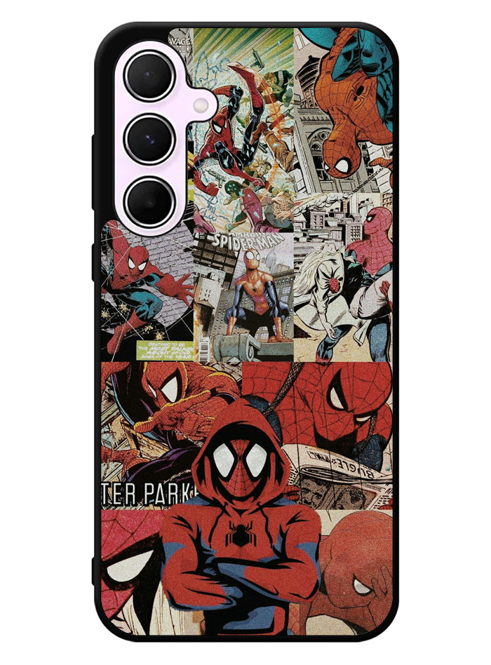 Spiderman Collage 1st Samsung Galaxy A55 5G Case