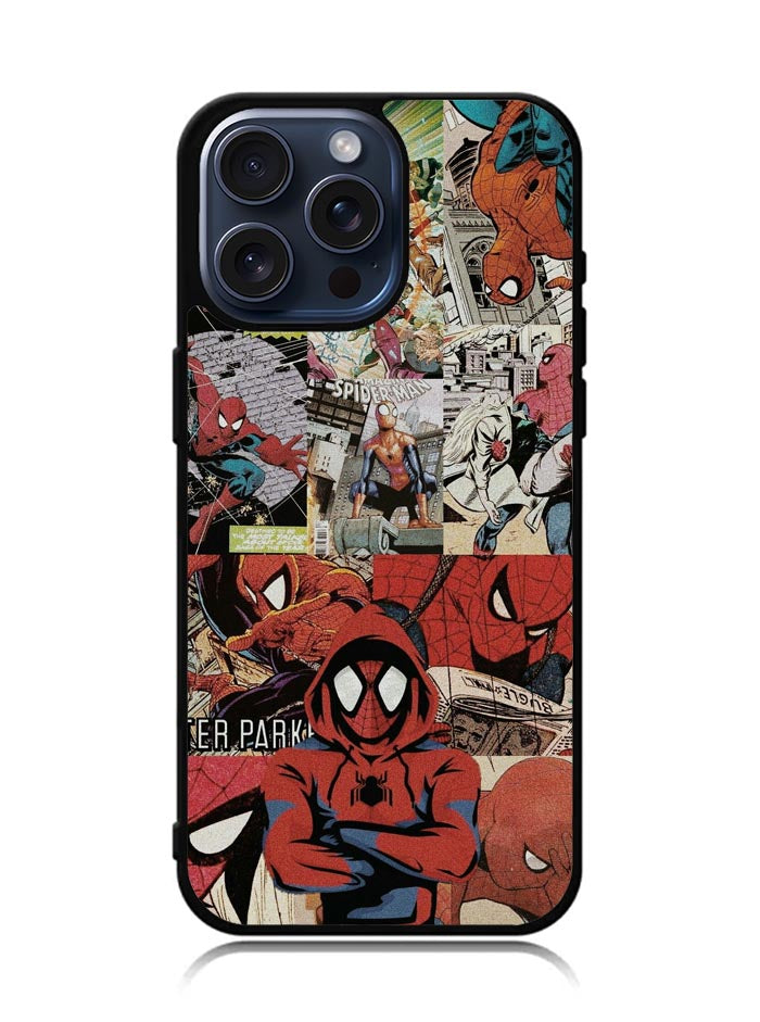 Spiderman Collage iPhone 15 Pro Max Case OV2512