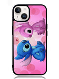 Stitch Pink And Blue 2nd iPhone 14 Case