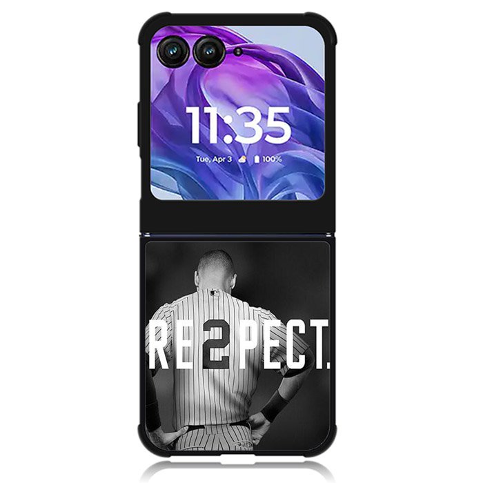 Derek Jeter Respect Motorola Moto Razr Plus 2024 , Moto Razr+ 2024 Case