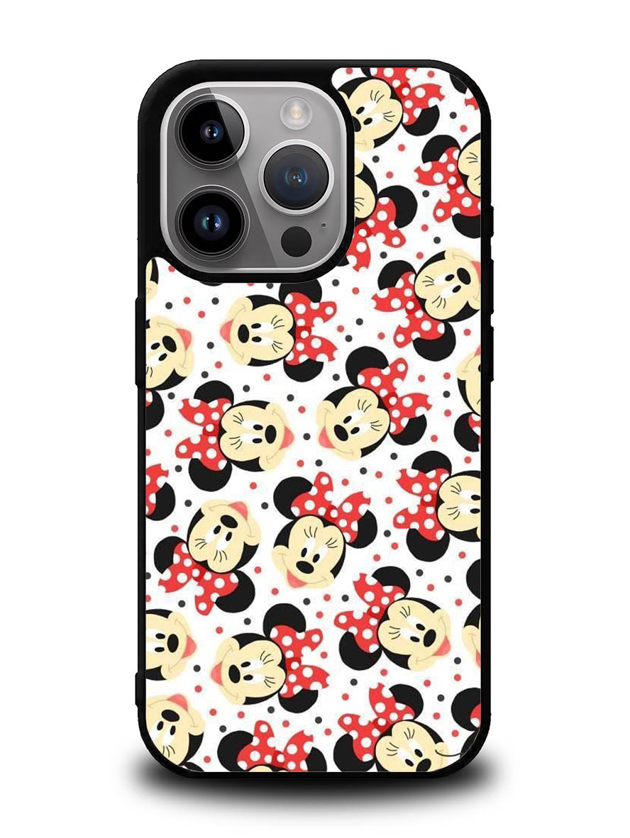Disney Minnie Mouse Face Cute iPhone 15 Pro Case OV4705