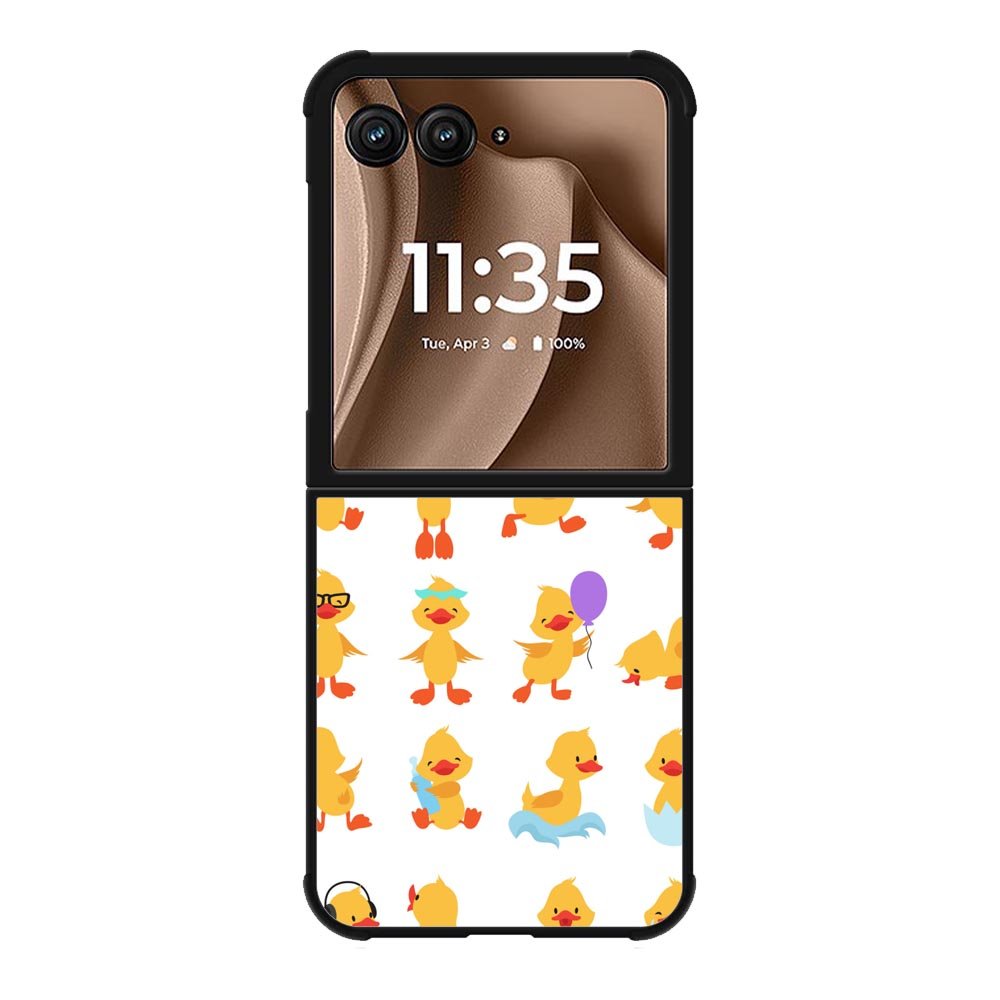 Duck Character Cute Motorola Moto RAZR Plus 2025 Case OV4789