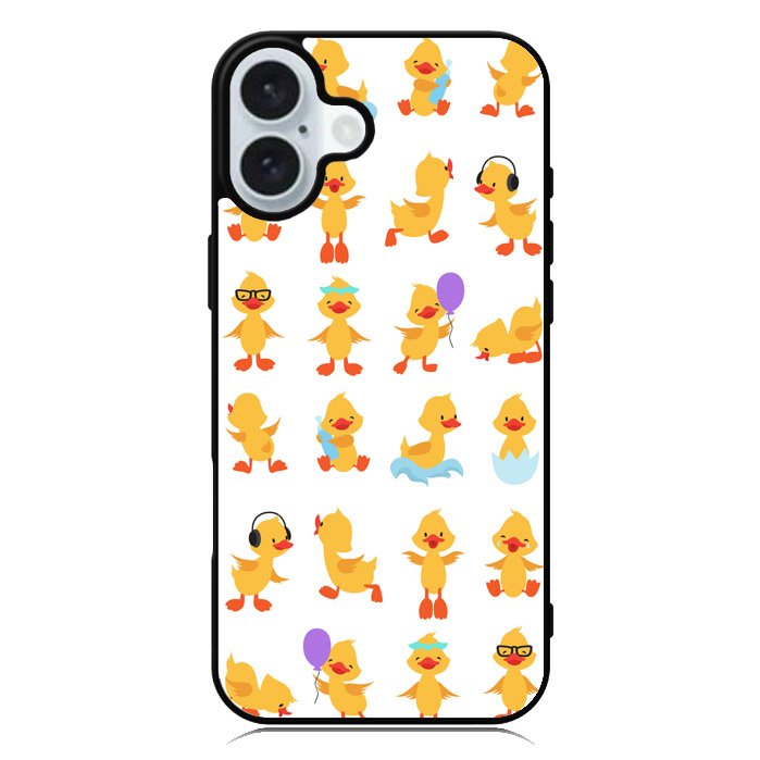 Duck Character Cute iPhone 16 Case QC4789