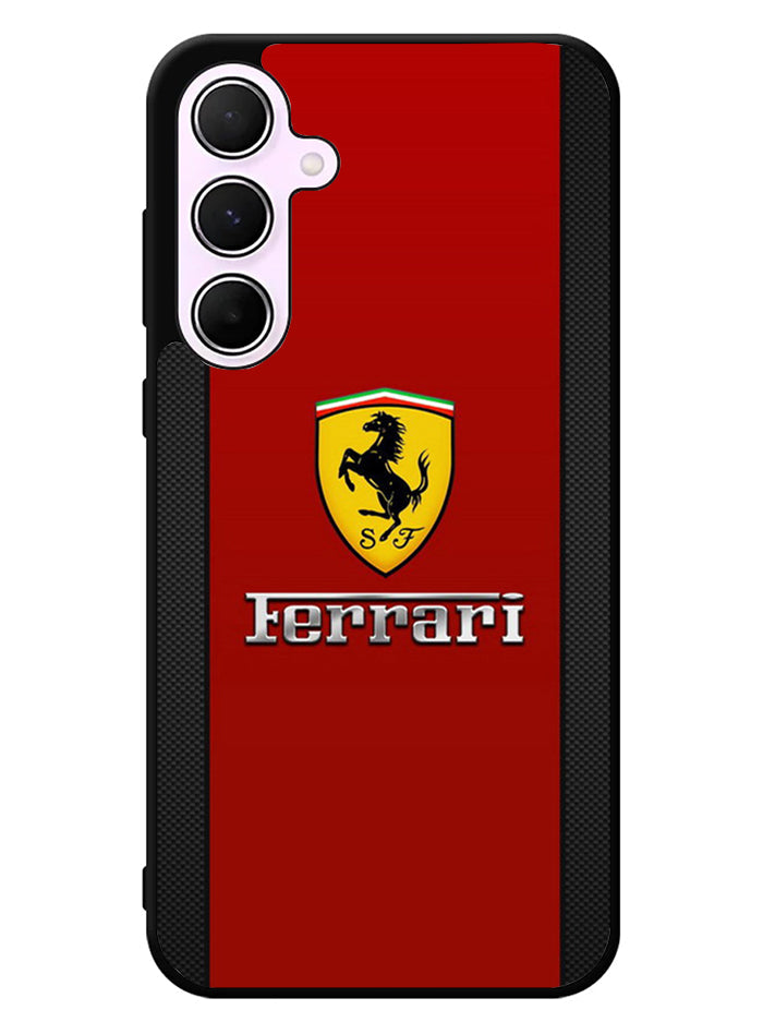 Ferrari Chrome Logo Samsung Galaxy A55 5G Case