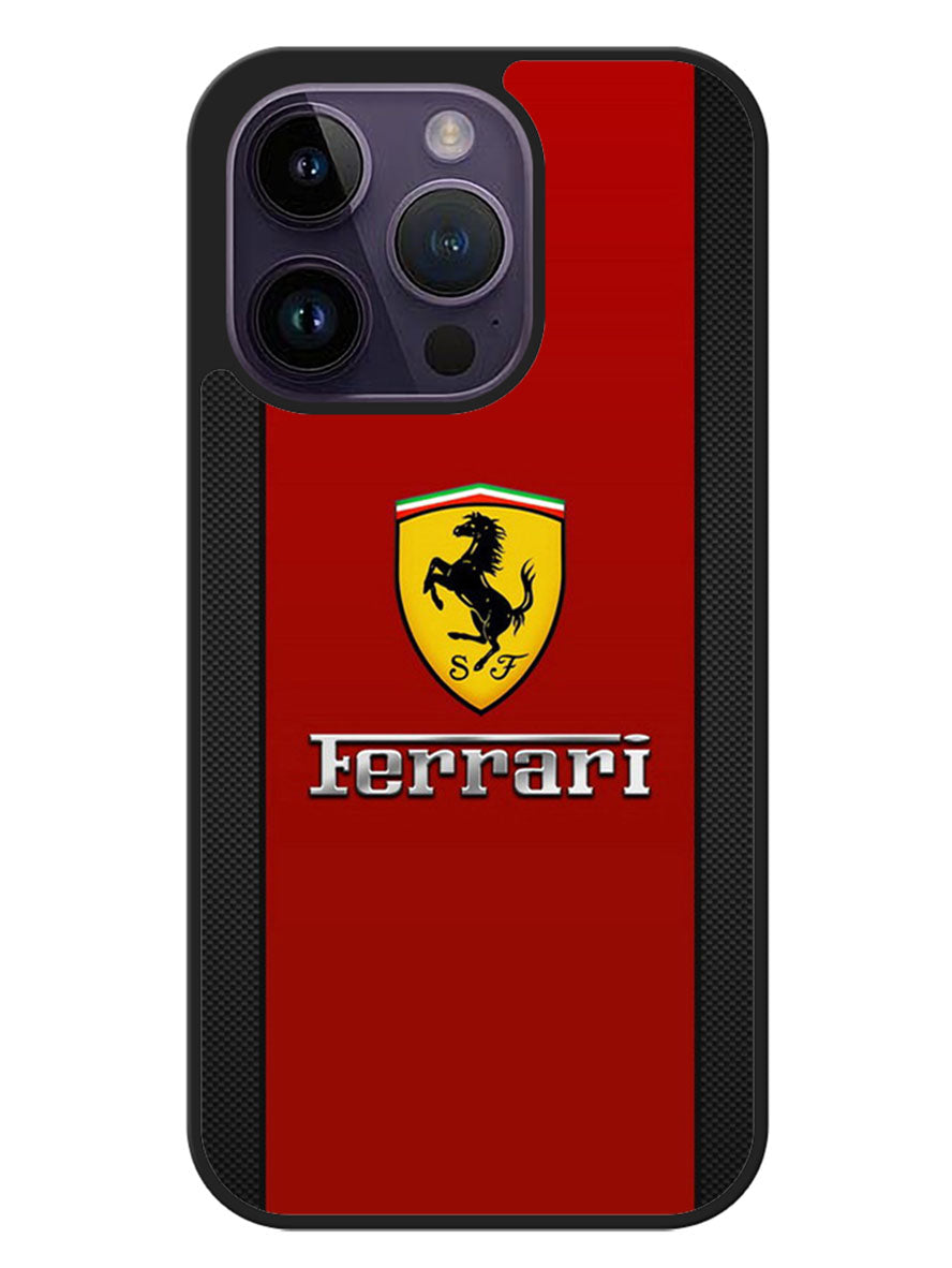 Ferrari Chrome Logo iPhone 14 Pro Max Case OV4831