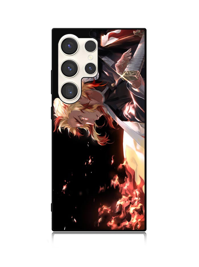 Flame Pillar Rengoku Kyoujurou Samsung Galaxy S23 Ultra 5G Case QC4877