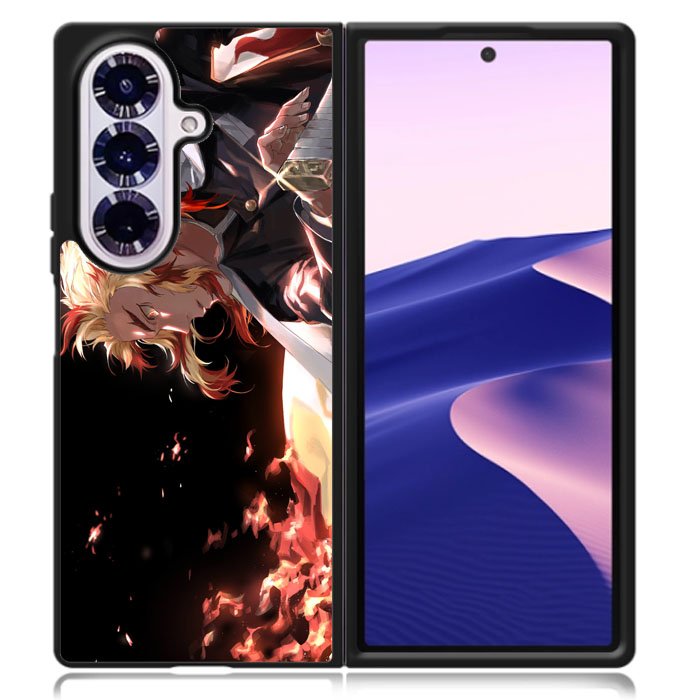 Flame Pillar Rengoku Kyoujurou Samsung Galaxy Z Fold 7 Case OV4877