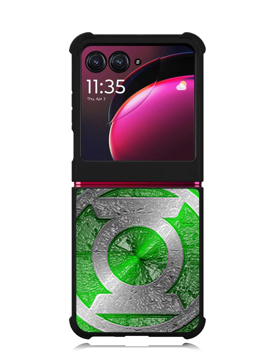Green lantern logo Motorola Moto Razr Plus 2023 , Moto Razr+ 2023 Case OV5048