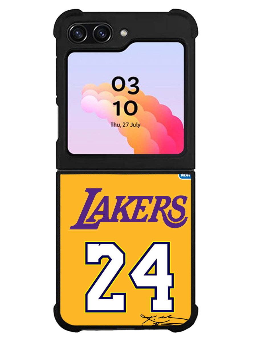 Lakers 24 Samsung Galaxy Z Flip 5 5G 2023 Case