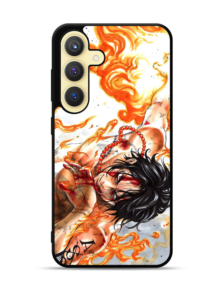 One Piece Fire Samsung Galaxy S25 5G Case OV2985