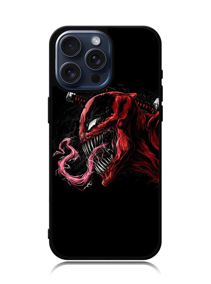Venom Deadpool iPhone 15 Pro Max Case OV2039