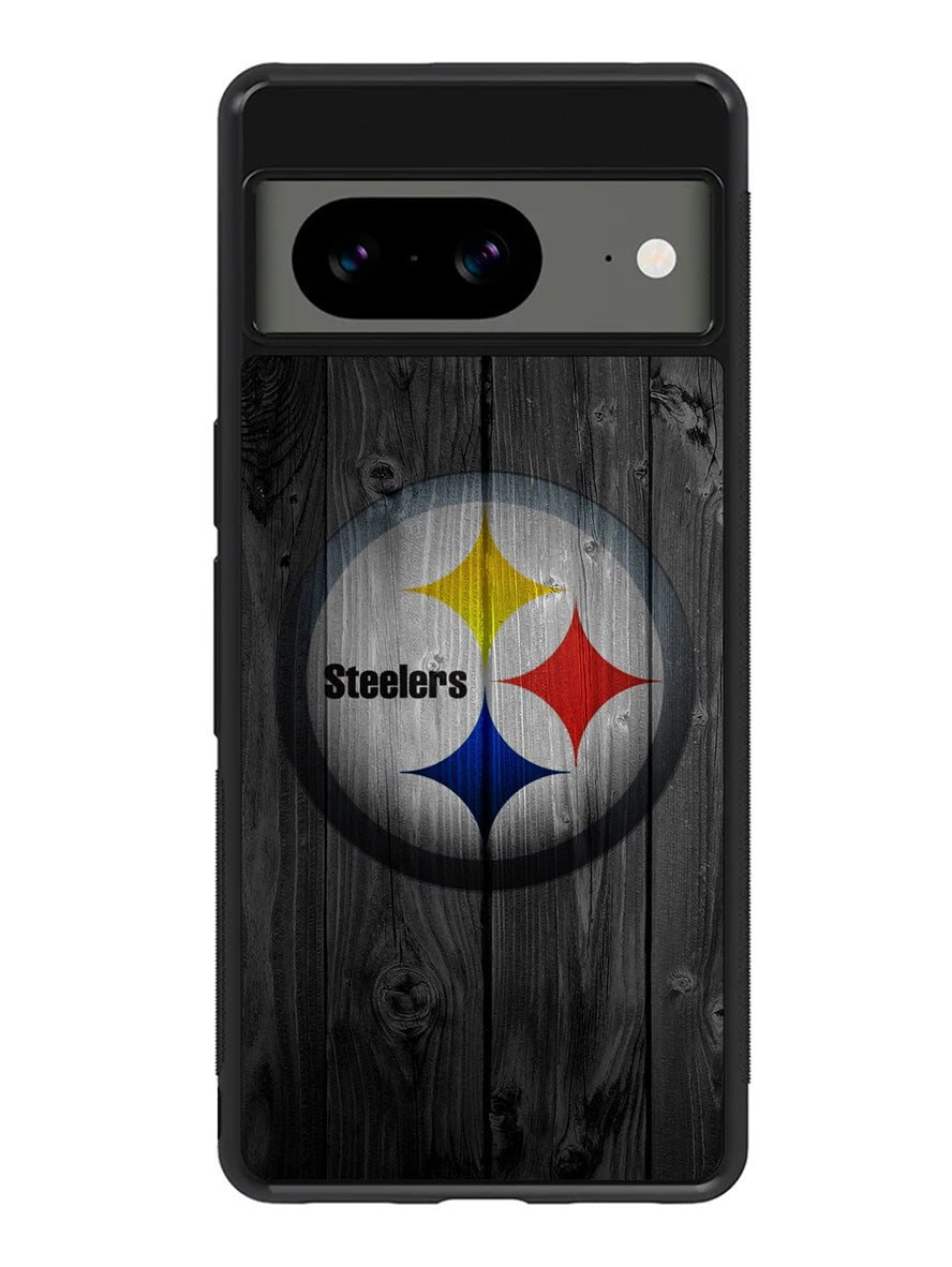 Pittsburgh Steelers Wood Google Pixel 8A Case QC2863
