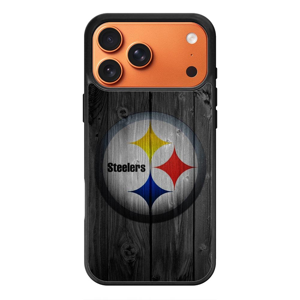 Pittsburgh Steelers Wood iPhone 17 Pro Max Case QC2863