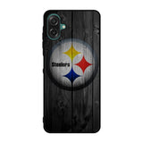 Pittsburgh Steelers Wood Samsung Galaxy A07 Case QC2863