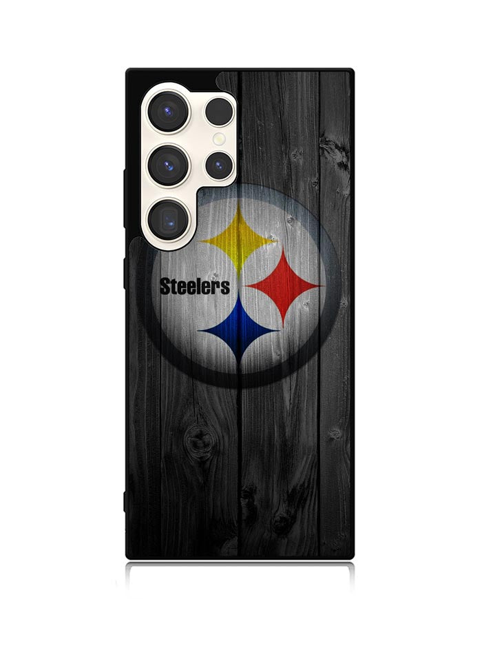 Pittsburgh Steelers Wood Samsung Galaxy S23 Ultra 5G Case QC2863