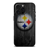 Pittsburgh Steelers Wood iPhone 16 Pro Max Case OV2863