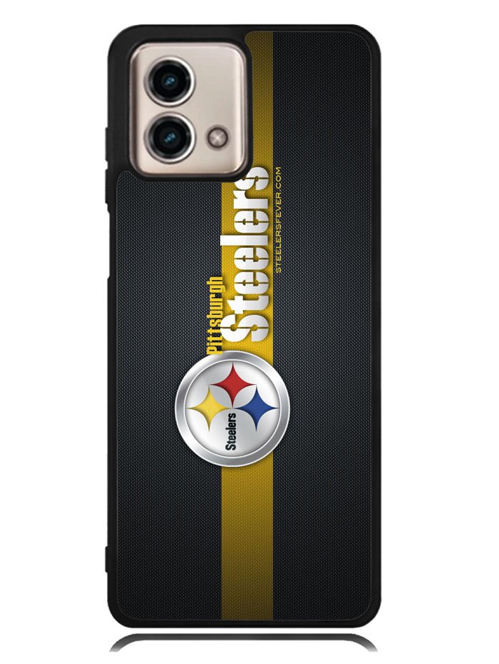 Pittsburgh Steelers Carbon Metal Motorola Moto G Stylus 5G 2023 Case OV2875