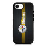 Pittsburgh Steelers Carbon Metal iPhone 16e Case OV2875